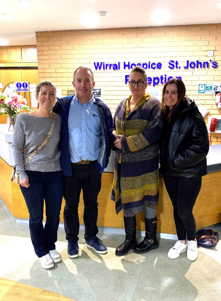 Lovely people to help us with our Christmas tree collections once again. Wirral Hospice